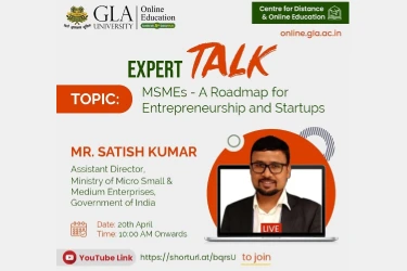 MSMEs - A Roadmap for Entrepreneurship and Start-ups