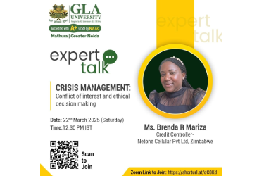 Crisis Management, Conflict of Interest, and Ethical Decision Making