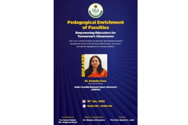 Pedagogical Enrichment of Faculties: Empowering Educators for Tomorrow’s Classrooms