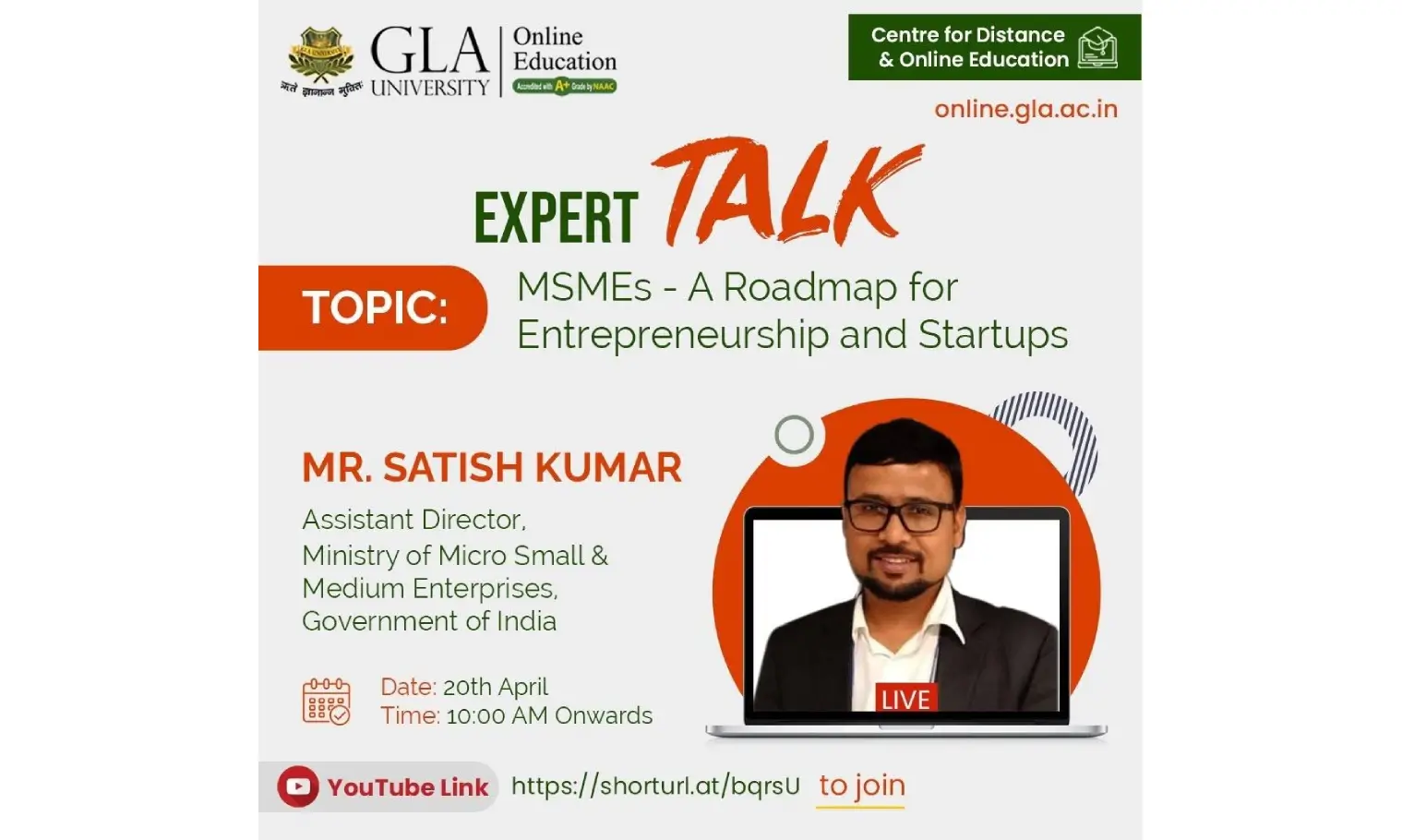 MSMEs - A Roadmap for Entrepreneurship and Start-ups