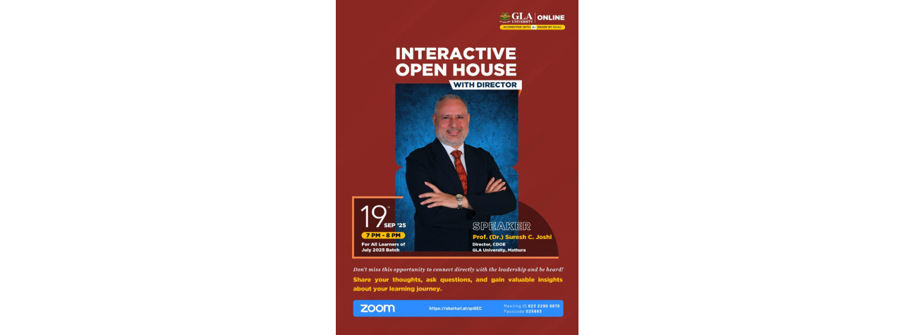 Interactive Open House with Director