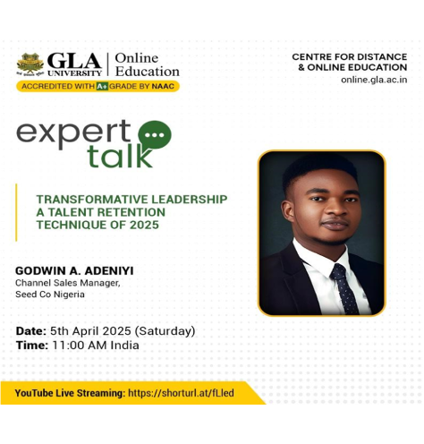 Expert Talk on: Transformative Leadership: A Talent Retention Technique of 2025