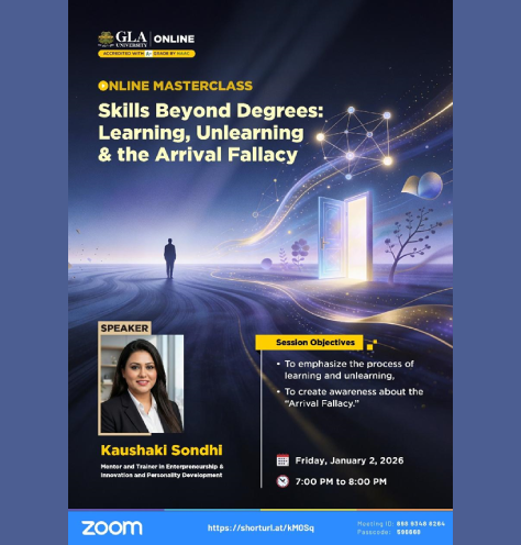 Masterclass on: Skills Beyond Degrees: Learning, Unlearning & the Arrival Fallacy